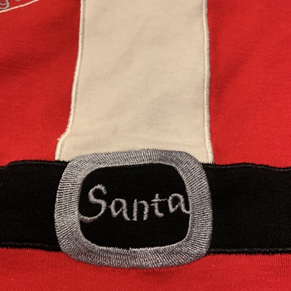 Frenchie Mini Couture Baby Outfits Santa Onesie, 9-12 Months, Red - Picture 4 of 5